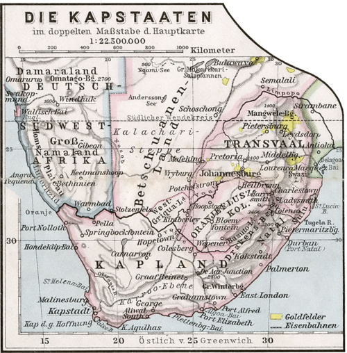 Kapské státy 1905