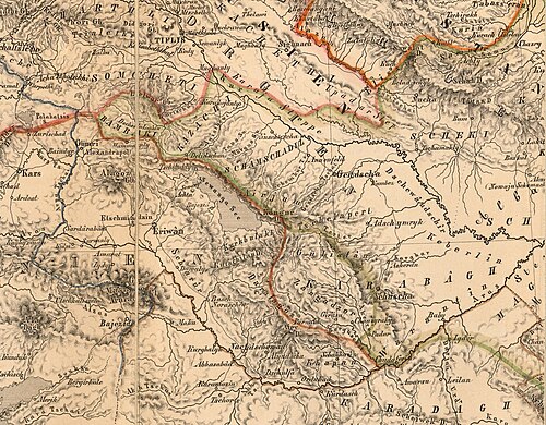 Mapa Karabachu (1856)