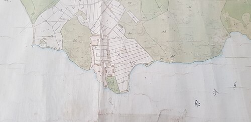 Mapa panství Boxtorp 1832