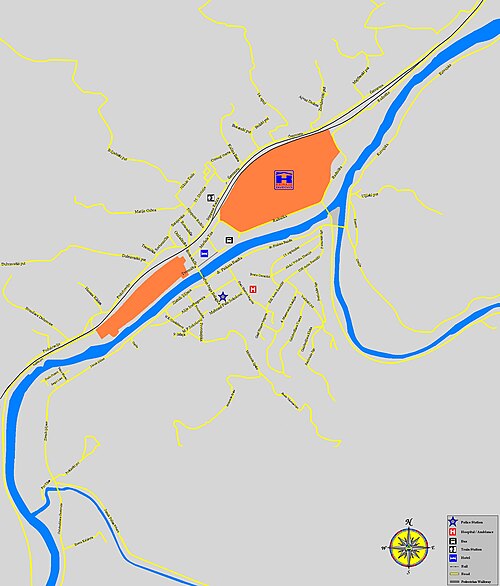 Mapa Zavidovice