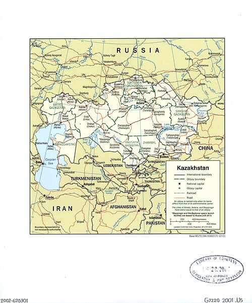 Kazachstán. LOC 2002620301