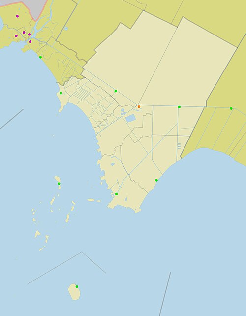 Administrativa mapa okresu Kienluong