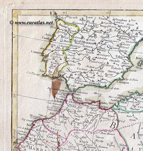 Království Fez, severní Maroko a Iberie