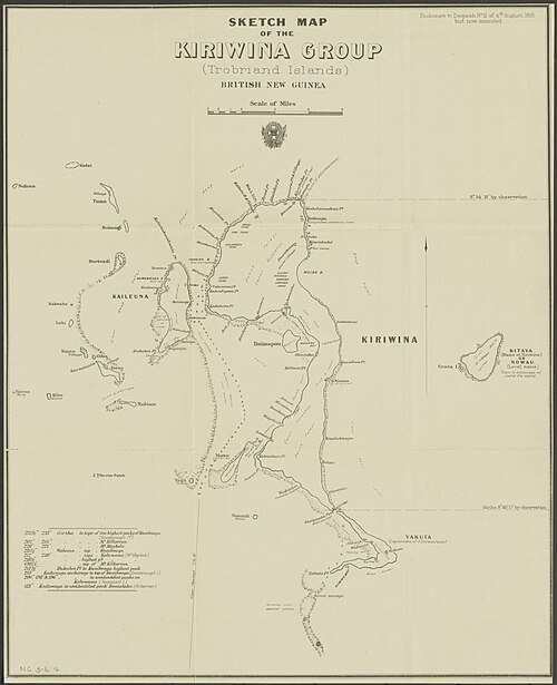Skupiny Kirivina (Trobriandské ostrovy) 1891