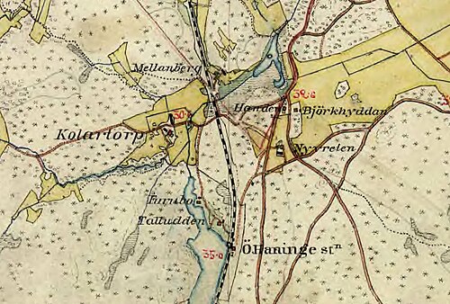 Kolartorp s okolím 1901