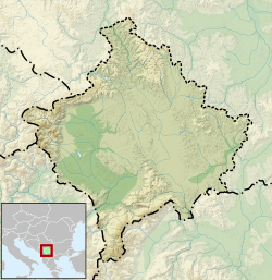 Mapa Kosova - malý náhled