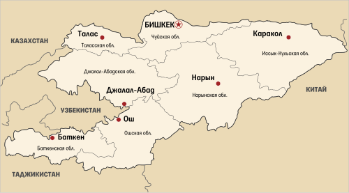 Administrativa Kyrgyzstánu