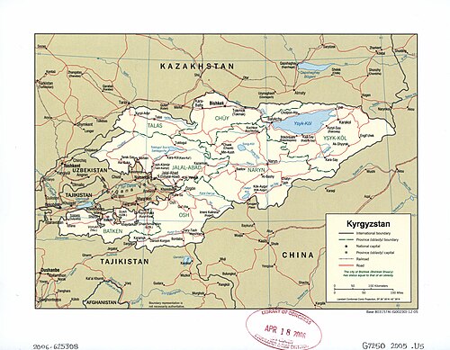 Kyrgyzstán. LOC 2006625308