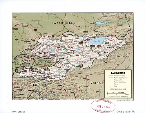Kyrgyzstán. LOC 2006625309
