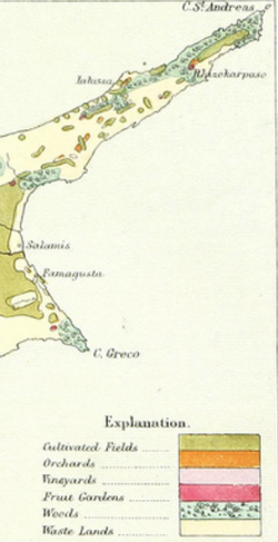 Zemědělská mapa - detail