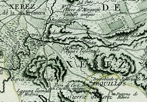 Mapa od Francisca Zarzany 1787