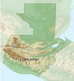 Mapa Atitlánu