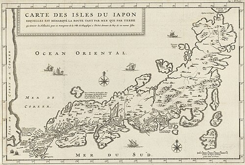 Landkarta Japonska