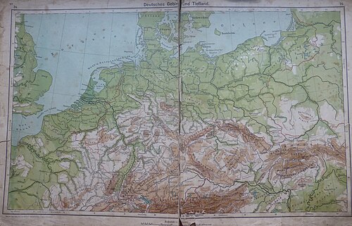 Atlas německých hor a nížin