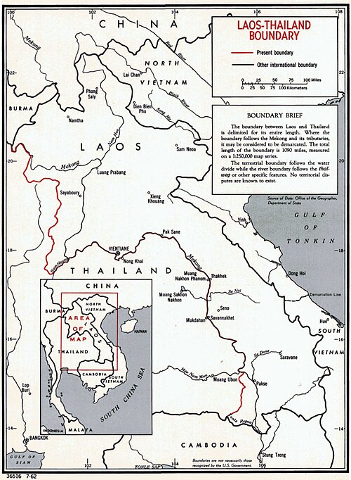 Hranice Laos-Thajsko