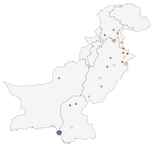 Největší města Pakistánu 2023