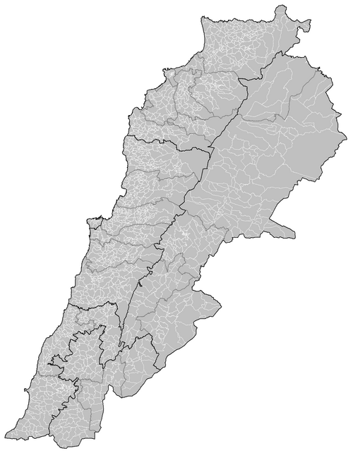 Obce v Libanonu