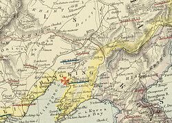 Atlas Letts 1883 - Asie, Liaoning