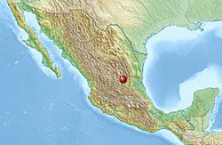 Lokalizační mapa Sierra Las Pilas