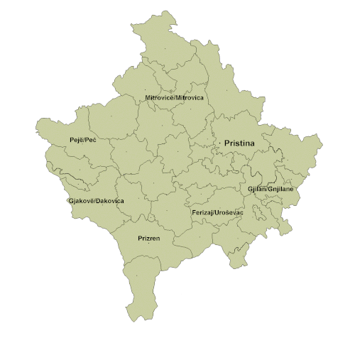 Hlavní města Kosova