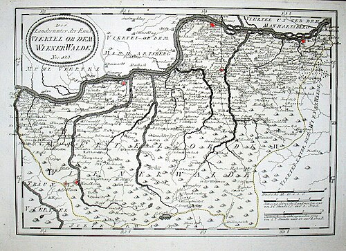 Mapa Rakouska 1791-1792 od Reillyho 123