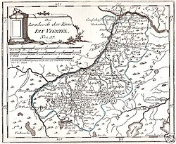 Mapa Rakouska 1791-1792 - Reilly