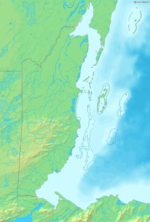 Mapa Belize Demis