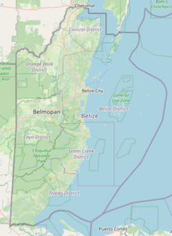Mapa Belize na OpenStreetMap