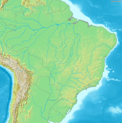 Mapa Brazílie Demis