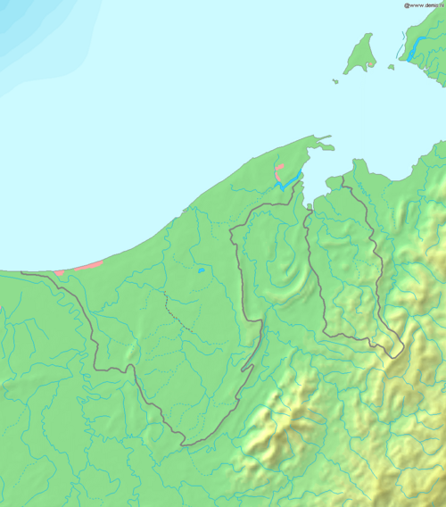 Mapa Brunei Demis