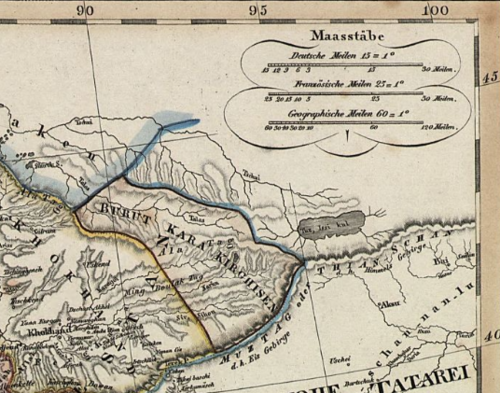 Mapa Burut-Kyrgyzů