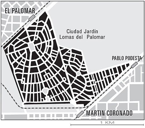 Mapa Ciudad Jardin