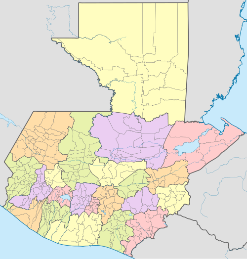 Mapa Guatemaly