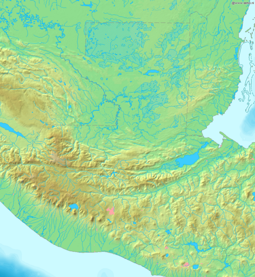 Mapa Guatemaly Demis