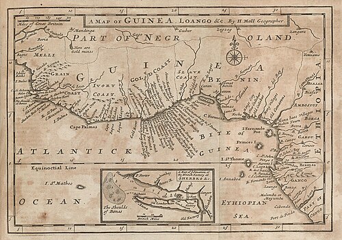 Mapa Guineje a Loanga