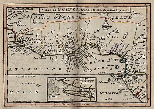 Mapa Guineji, Loanga apod.