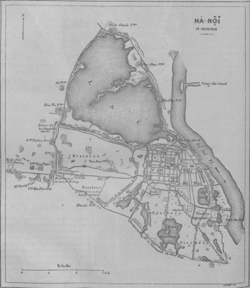 Mapa Hanoje