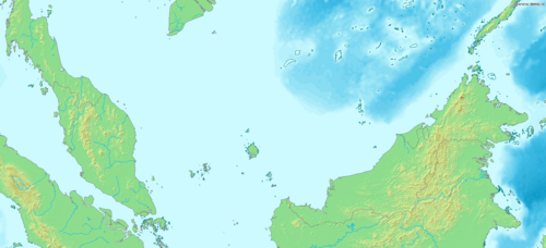 Mapa Malajsie Demis