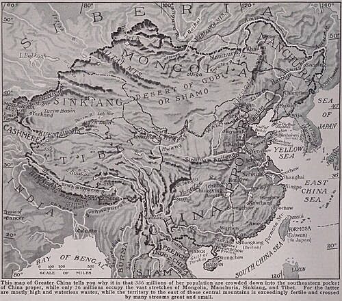 Mongolsko, Sinkiang, Tibet a Čína (1922)