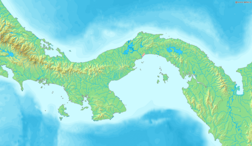 Mapa Panamy Demis