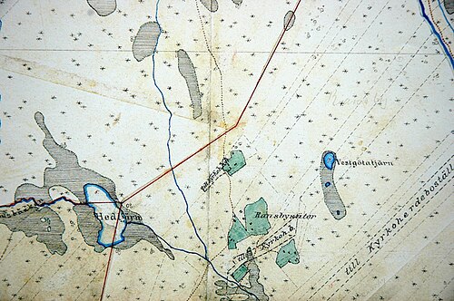 Mapa Ransbysäternu z roku 1885