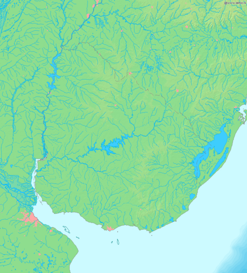 Mapa Uruguaye (Demis)