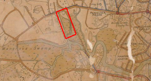 Mapa Singapuru