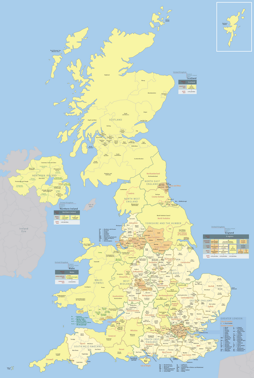Správní geografie Spojeného království