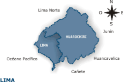 Mapa vyšší soud Lima