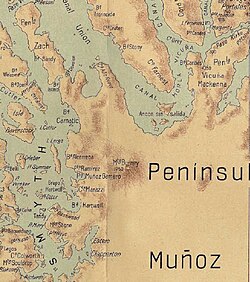 Mapa Monte Burney