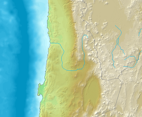 Mapa řeky Loa