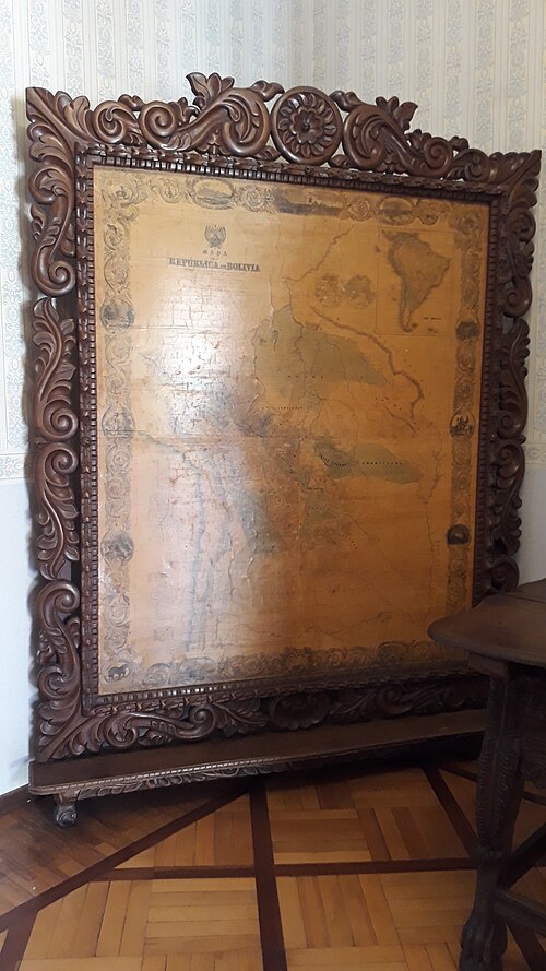 Mapa Bolívie