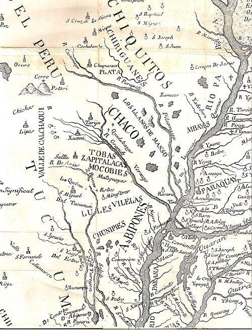 Mapa Velkého Chaca