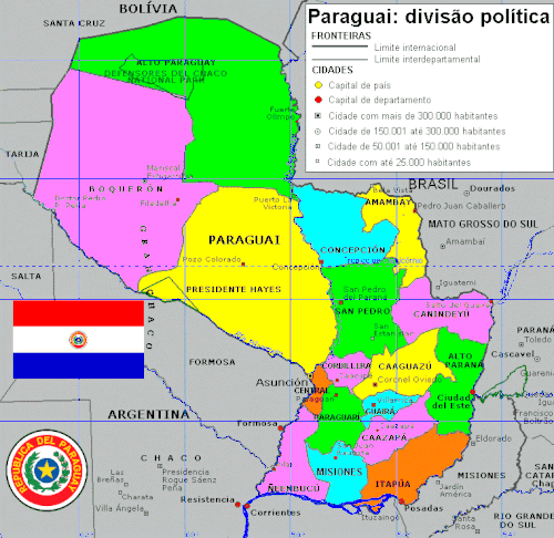 Mapa Paraguaye